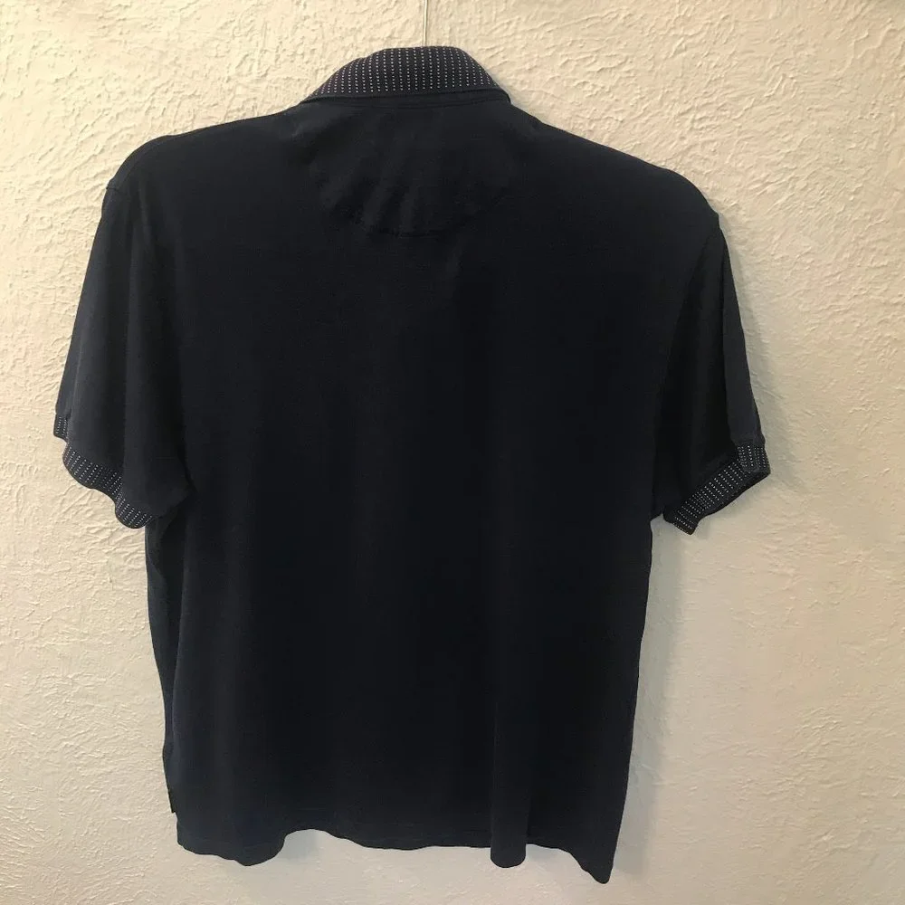 Ted Baker Rickee Polo Blue/Pink Detail SZ L (4)